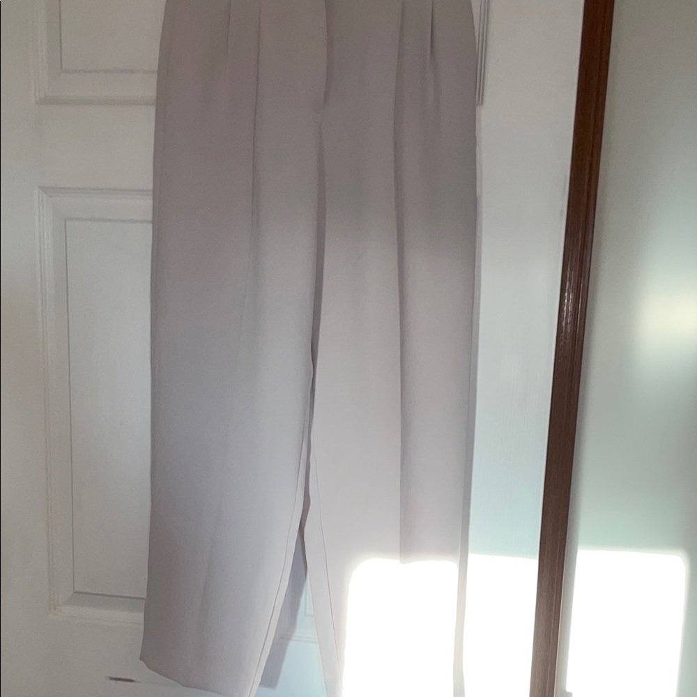 Wilfred Light Cream Wide Leg Pants